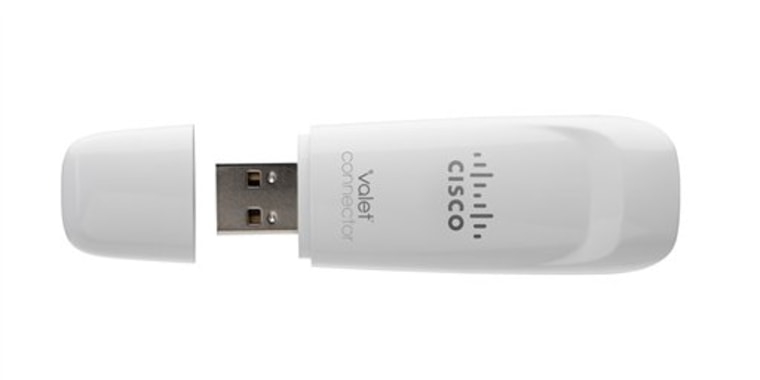 In this product image provided by Cisco, a Valet USB connector is shown.